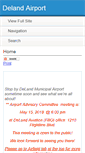 Mobile Screenshot of delandairport.com